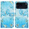 For iPhone 17 Pro Max Case 3D Creative Pattern PU Leather Stand Phone Cover