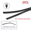 2PCS Wiper Blade Rubber Strip Car Windshield Windscreen Wiper Blade Soft Vehicle Insert Rubber Strip 6mm 14"16"17"18"19"20"21"22"24"26"28"30"32" Car