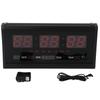 Fashion Wall Mount Digital Clock LED Electric Modern Day Date Calendar Living Room Bedroom Office
