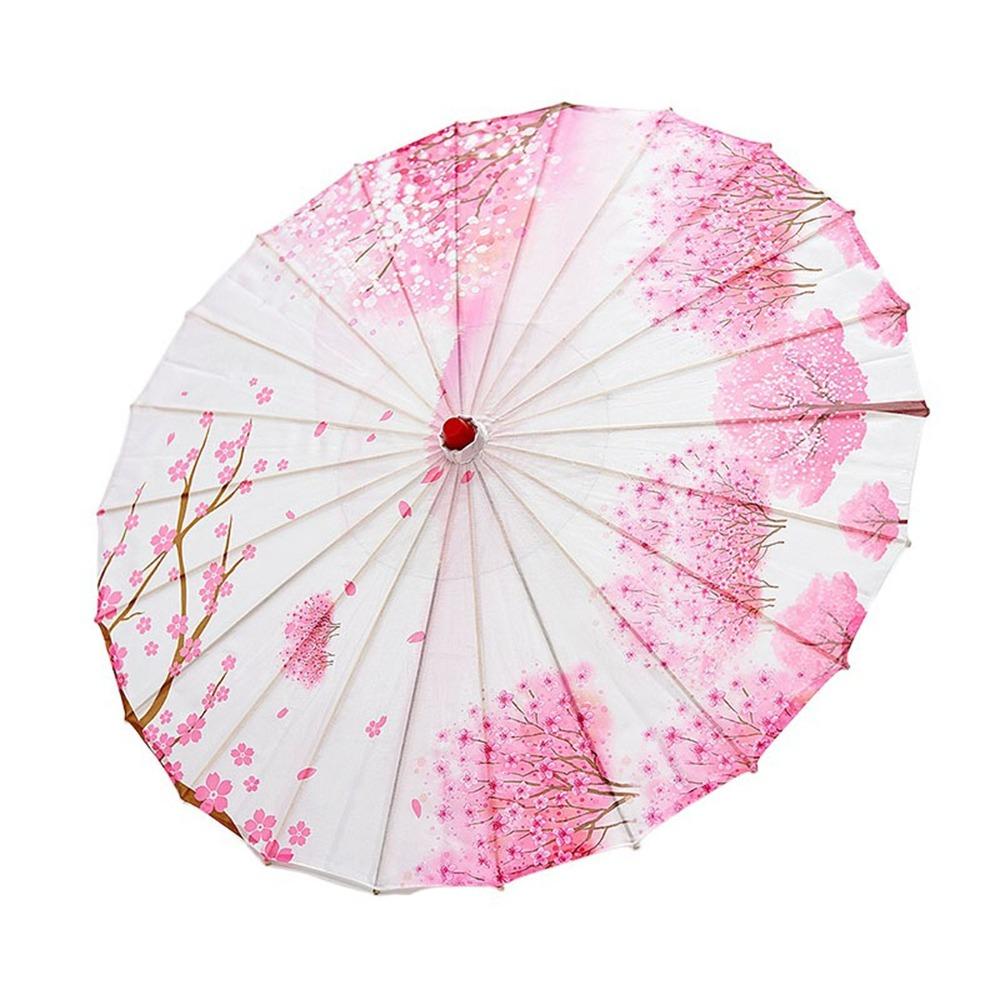 Bamboo Ancient Dance Umbrella Handmade Costume Parasol Oil Paper Umbrella Photograph Prop