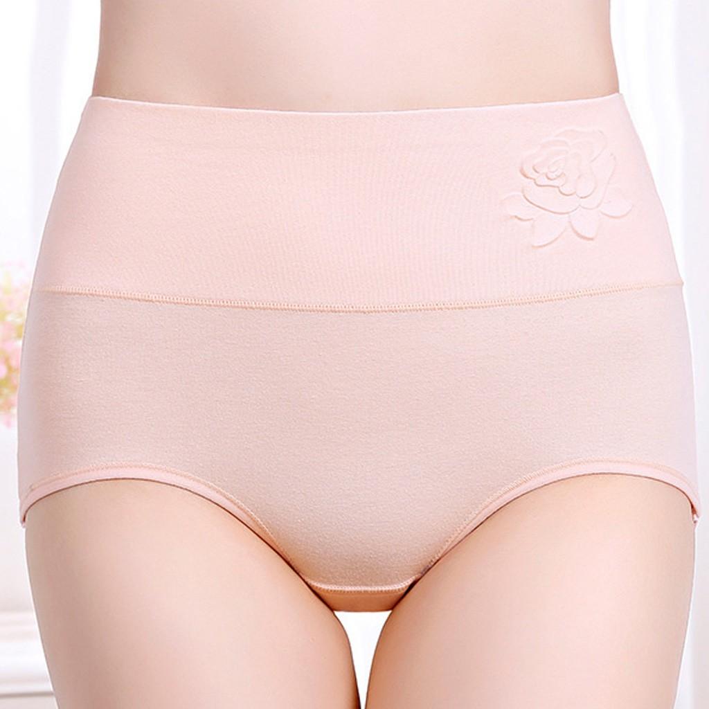 Sexy Fashion Women Slim Underwear High Waist Printed Underpants Ladies Pants
