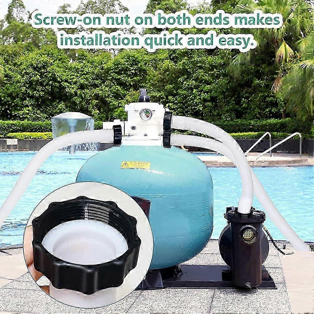1.5Inch Diameter 29060E Pool Pump Replacement Hose for Intex Filter Pumps Sand Pump & Saltwater Systems - 59Inch Long