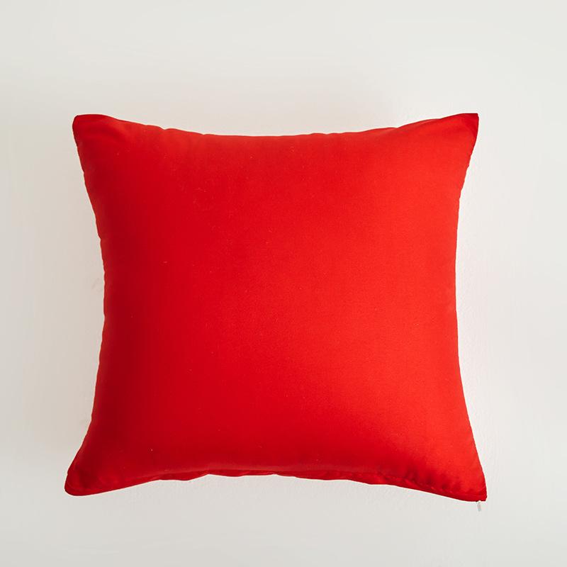 Однотонный отшлифованный чехол для подушки для диванов и гостиных