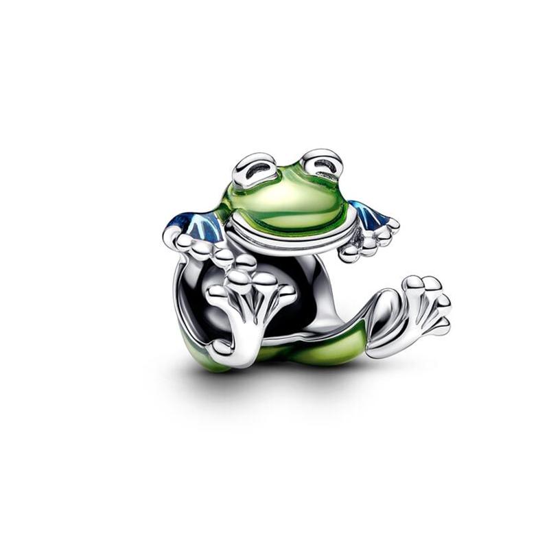 Animal Series Charms Fox Owl Sea Turtle Rabbit Raccoon Highland Cow Beads Fit Bracelets Beads DIY Jewelry Gift
