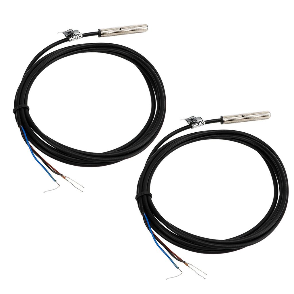 2 Комплекта Водонепроницаемый NPN DC 3-проводной Нормально Открытый НО Индуктивный Датчик Приближения 6?36 В постоянного тока