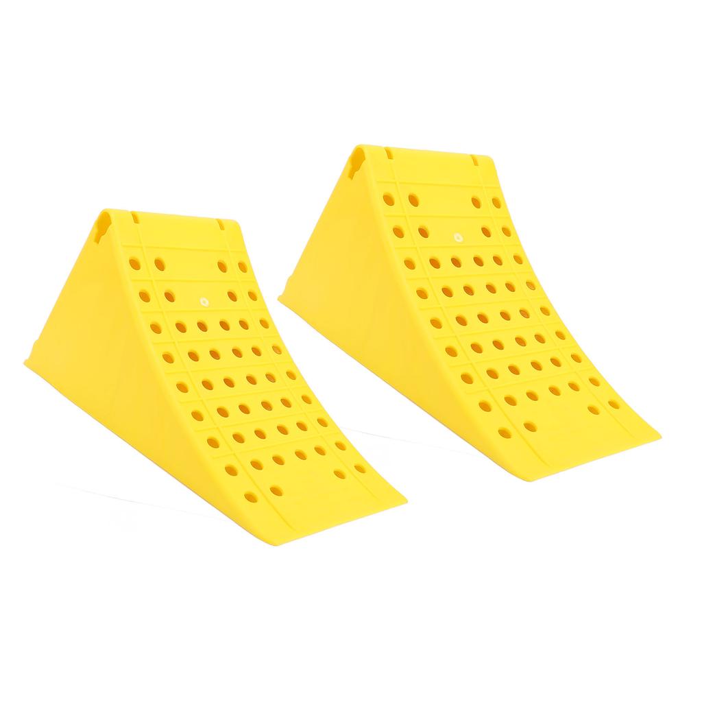 2 шт. Противооткатные упоры для колес, противоскользящие, погодостойкие, с усиленной задней ручкой, для автодома, трейлера