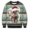 Autumn and Winter Clothes Pullover Christmas Men and Women with the Same Long-sleeved Shirt Animal Digital Printing Round Neck Sweater