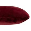 Coussin déhoussable en Flanelle 38 x 38 cm "Ollis" - Ollis Grenat -