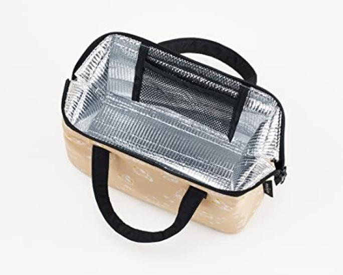 Skater Tama Friends 23 Antibacterial Dishwasher Safe Soft Lunch Box with Single Combo Set Insulated Lunch Clasp Cat and Dog Character Soft and Tight