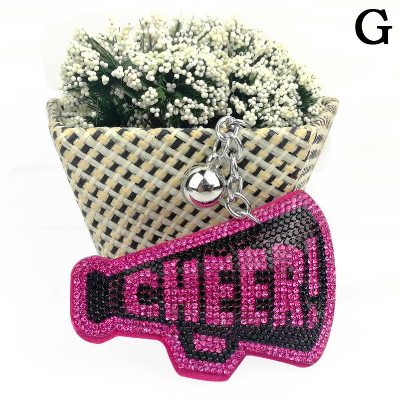 Женские Девичьи Шикарные Брелоки с Стразами Кольца Держатели Подвеска для Украшения Сумки Крутой Брелок Украшение Модные Аксессуары