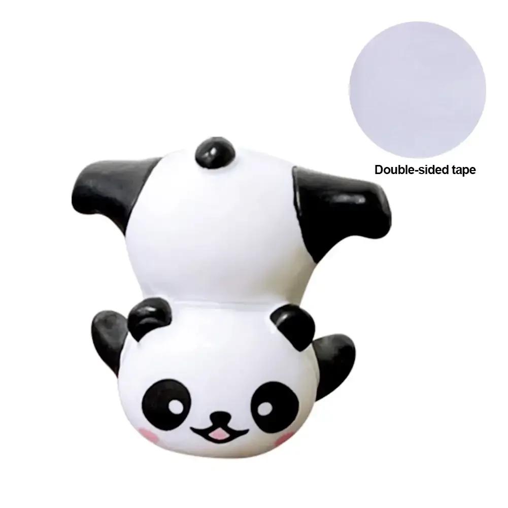 Милая мини-панда, украшения для приборной панели автомобиля, украшение для экрана навигатора автомобиля, кукла, аксессуары для салона автомобиля, игрушка в подарок для девочки