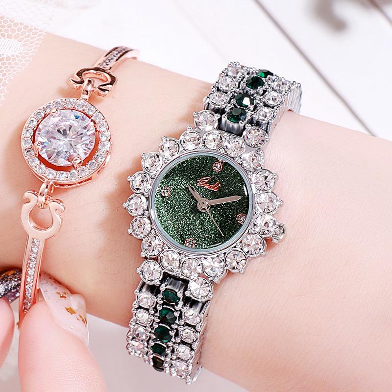Light luxury full diamond women's watch niche quartz watch women's fashion gypsy star watch watch diamond