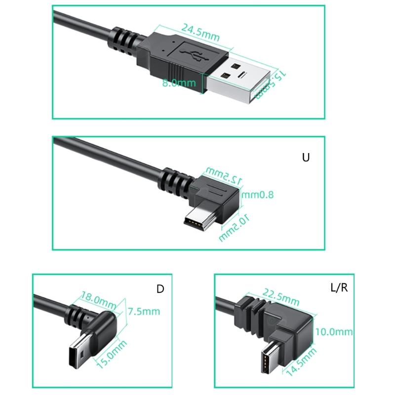 Универсальный кабель USB - Mini USB для камер, смартфонов и других устройств Универсальный зарядный кабель USB - Mini USB