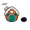 Holiday Brooch Pin Christmas Cartoon Enamel Brooch, Santa Claus Elk Snowman Tree Badge Pin, Stocking Stuffers Bags Scarves Clothes Decorative