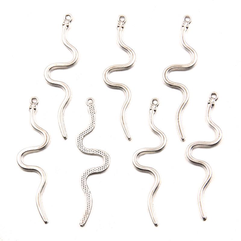 Подвески из цинкового сплава в виде головы оленя, змеи и хамелеона – 5 стилей изысканных старинных серебряных ювелирных аксессуаров своими руками
