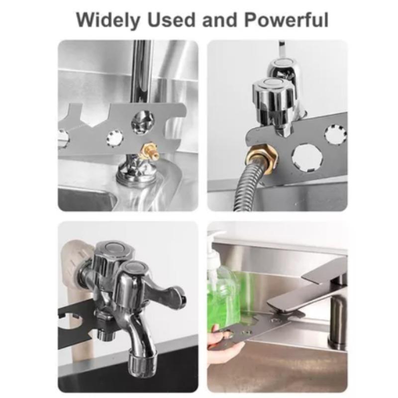 Новый инструмент для снятия аэратора крана 9 в 1, металлический ключ для скрытой резьбы TJ TT JR STD и среза с корпусом M16 M18 M20 M22 M24