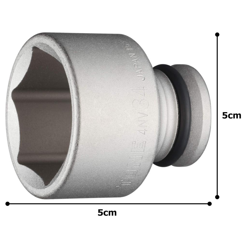 Tone Impact Socket 34mm Width HP4NV-34, 12.7mm (1/2") Drive,