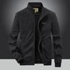 New Men's Casual Jacket Spring and Autumn Thin Top Loose and Versatile Windproof Business Casual Stand-up Jacket