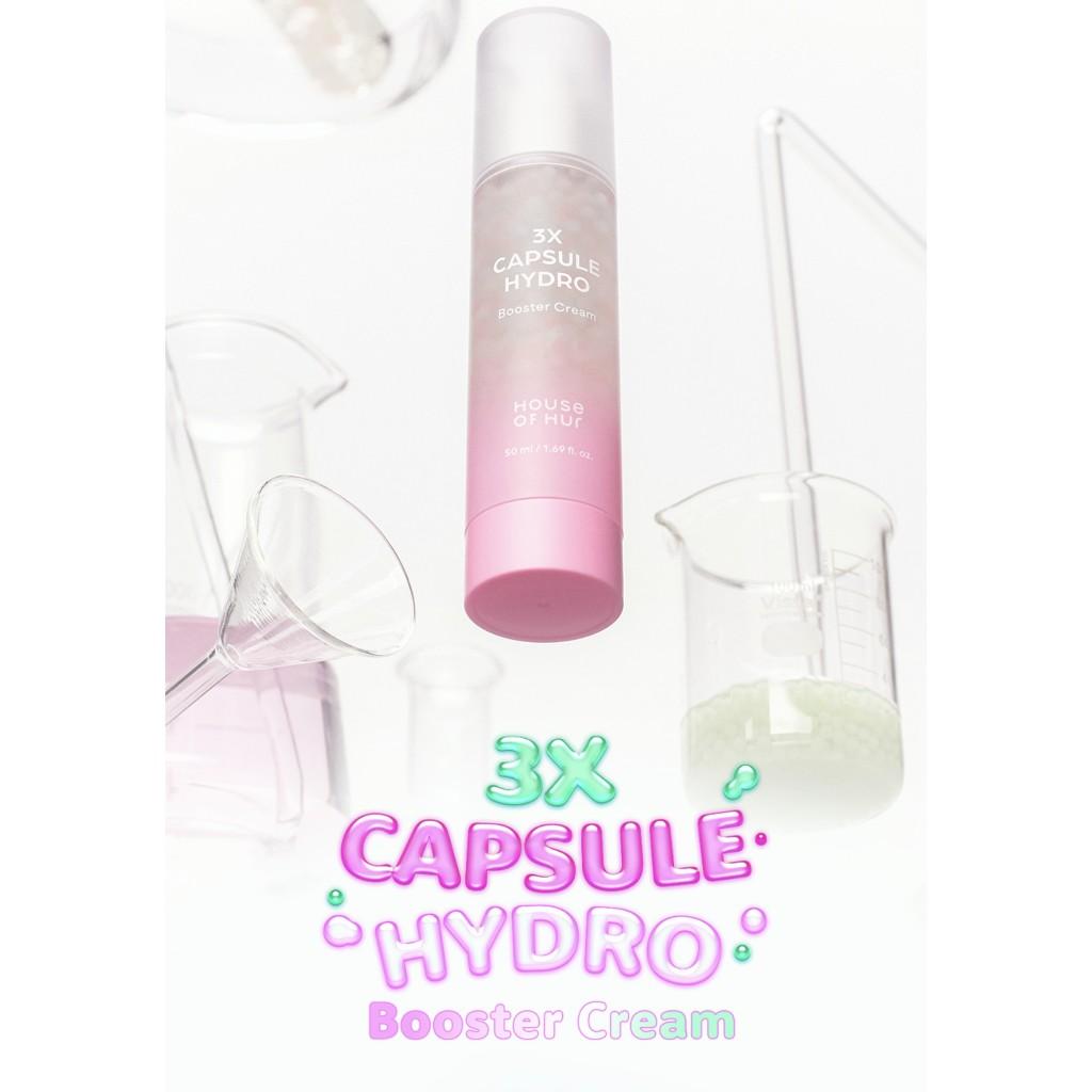 House of HUR 3x Capsule Hydro Booster Cream, 50mL