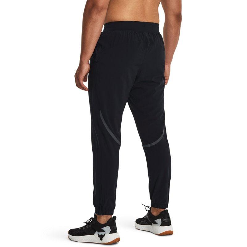 Under Armour Неудержимые трикотажные спортивные штаны мужские черные умеренно узкого кроя 1380102-001