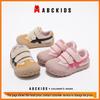 ABCKids Весна 2025 Нескользящая сетчатая спортивная обувь для мальчиков и девочек на липучках