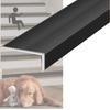 Non-Slip Stair Nosing, Metal Self Adhesive Stair Edge Protector, Aluminum Step Edge Trim StripsCorner Guards, L-Shaped Edging Transition Strip (Style