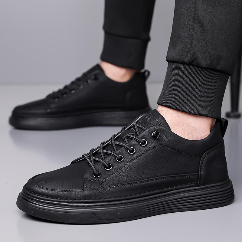 Leather Shoes Men's New Soft-soled Black Sports Shoes Men's Shoes Casual Versatile Men's Shoes