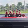 Улучшенная фигурка Сакураги Ханамичи из Slam Dunk на приборную панель автомобиля с дисплеем номера для парковки.