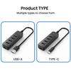 4-портовый USB 3.0 концентратор с портом Type C, док-станция для расширения, USB 3.0 сплиттер, многофункциональный высокоскоростной USB-адаптер питания