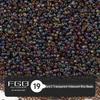 FGB Прозрачные Радужные 2мм Круглые Стеклянные Бусины-Бисер для DIY Ювелирных Изделий