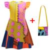 Christmas Eve Horror, Digital Printing, Dress + Bag Two-Piece Set 82152