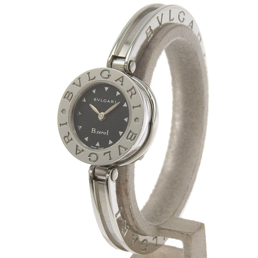 BVLGARI B-zero1 Watches BZ22S Be zero one blackDial Stainless Steel Quartz Analog display Women Used