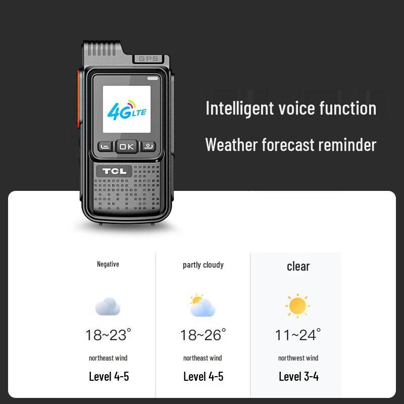Tcl HL116 Портативная рация для публичной сети (Китайская версия)