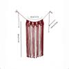Decorative Tassel Handwoven Bikini Cover Up Mesh Tassel Waistband  Women's Waist Accessory