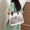2025 Cartoon Large-capacity Handbag Multifunctional Transparent JK Uniform Bag Japanese College Style Versatile Crossbody Bag 2D Anime Shoulder Bag