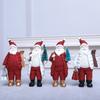 Standing Santa Claus Ornaments Resin Holiday Santa Statue Christmas Figurine  Office Decor