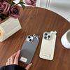Милый Чехол для Телефона с Котенком Подходит для Iphone17Promax Силиконовый ТПУ Имитация Кожи Apple 15 Тонкий Защита от Падений.