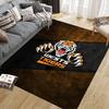 BJK Flannel Pattern Square Carpet,Area Rug,Carpet Rug for Living Room Bedroom Sofa Playroom Decor,Non-slip Floor Mat