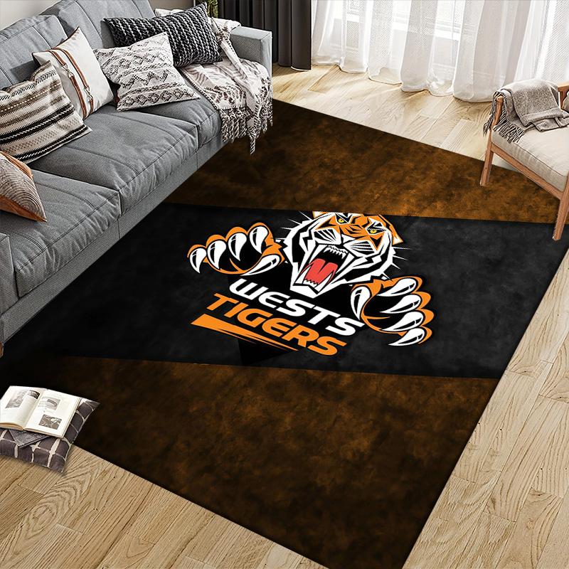 BJK Flannel Pattern Square Carpet,Area Rug,Carpet Rug for Living Room Bedroom Sofa Playroom Decor,Non-slip Floor Mat