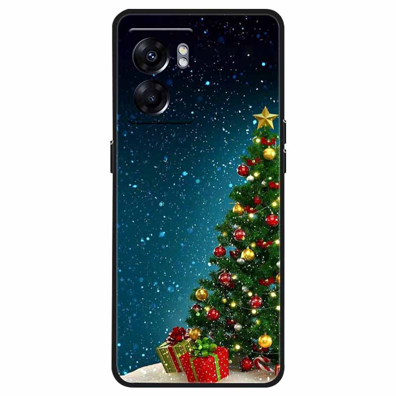 Чехол для OPPO Realme C33 C30s Рождественский Силиконовый Мягкий ТПУ Чехлы для Realme 9 Pro Plus Coque Realme8 5G Новогодний Подарок Funda