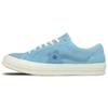 Golf Le Fleur X One Star Ox Small Flower Non-slip Lightweight and Wear-resistant Low-top Board Shoes Unisex Lake Blue