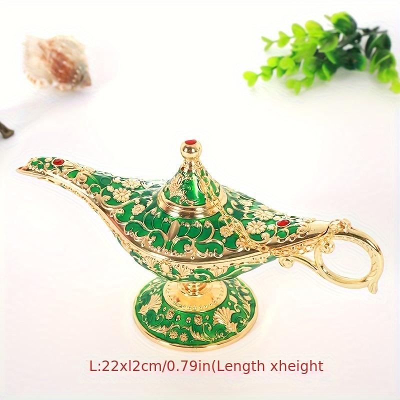 Vintage Legend Aladdin Lamp Magic Genie Wishing Light Tabletop Decor Crafts For Home Wedding Decoration Gift For Party Home Deco