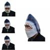 Shark Latex Mask Halloween Costume Accessory For Party And Role Play