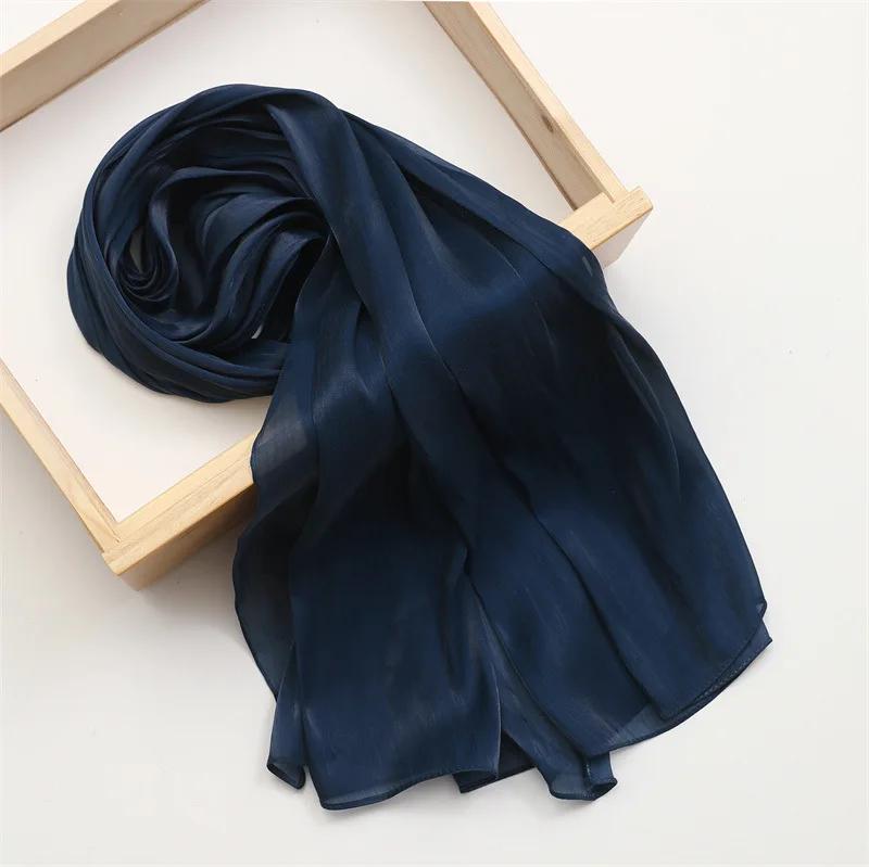 New Modal Jersey Hijab Scarf for Women Stretch Shawl Plain Muslim Headband Fashion Solid Color Long Muffler 180*70cm Neckerchief