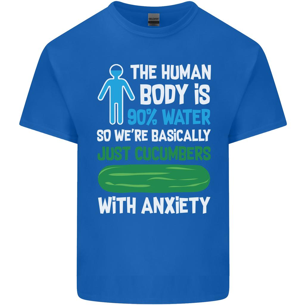 Were Basically Cucumbers With Anxiety Unisexs Light Cotton TShirt
