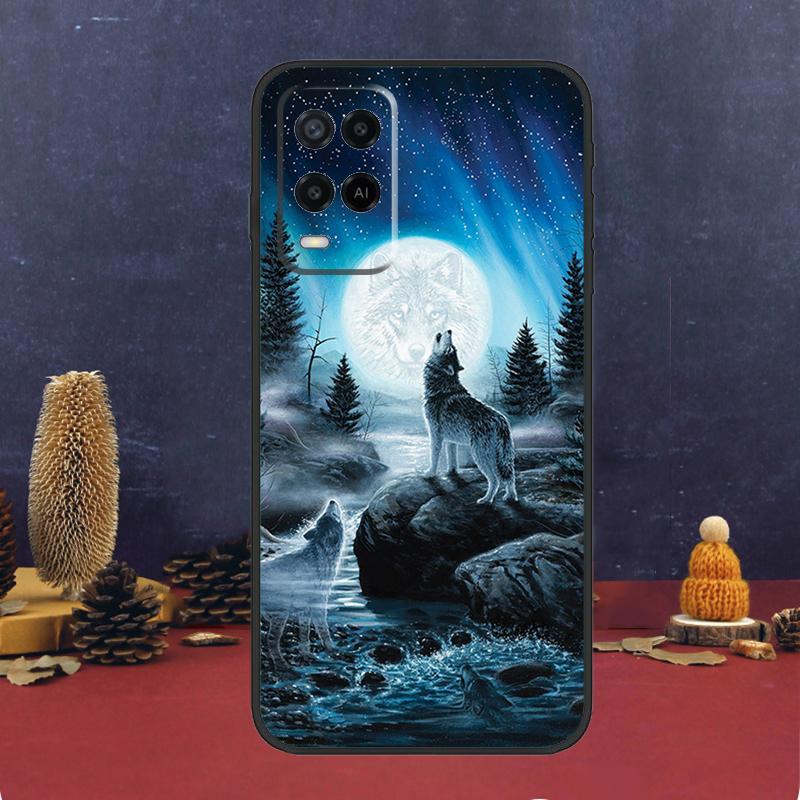 Чехол Звездный Волк для Oppo A60 A80 A40 A6 A5 Pro A15 A16 A17 A57 A94 A74 A54 A76 A96 A18 A38 A58 A78 A98