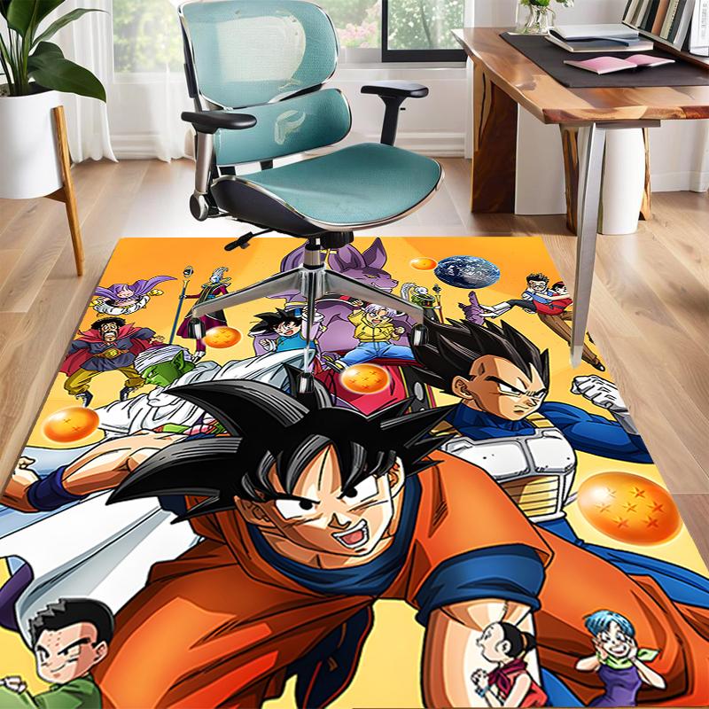 1pc Dragon Ball2 Design Area Rug - Non-Slip, Soft & Cozy Floor Mat for Living Room, Bedroom, Office - Indoor/Outdoor Decorative Carpet