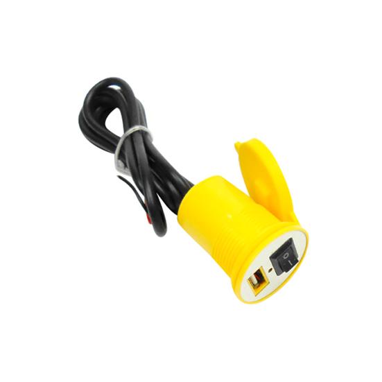 Водонепроницаемый USB-переключатель порта зарядного устройства для мотоцикла для мобильного телефона