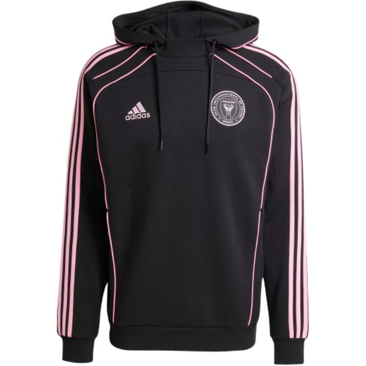 Adidas Inter Miami CF UBP Travel Hoodie Black Men Streetwear JE5534