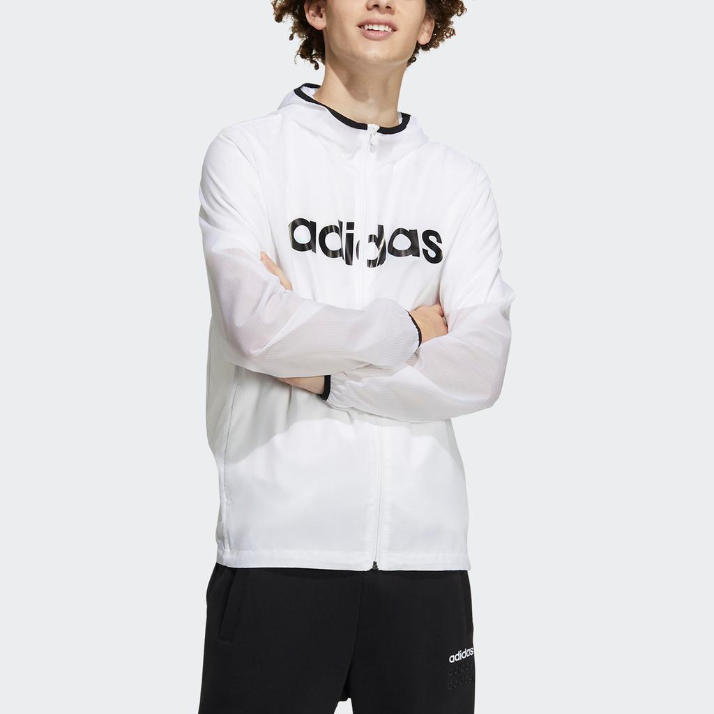Adidas Neo Lightweight Casual Sports Hooded Jacket Men Jackets White GP4869